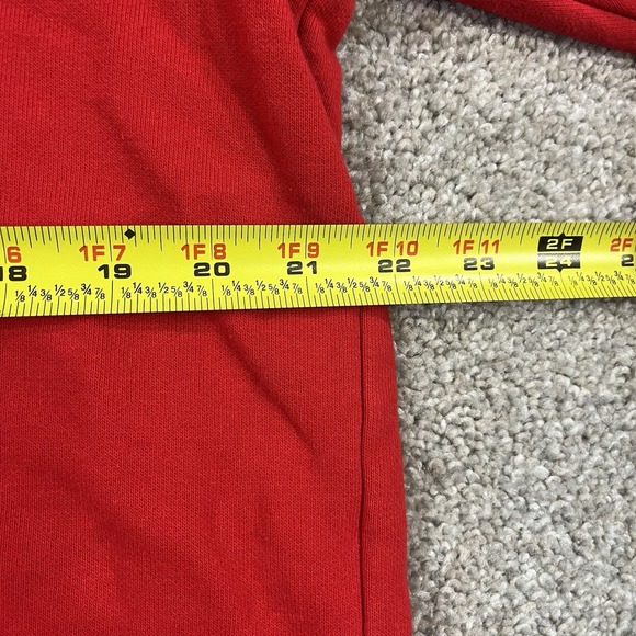 Fanatics Detroit Red Wings Hoodie L Larkin 71 Captain Pullover NHL Red Hooded - Picture 7 of 9